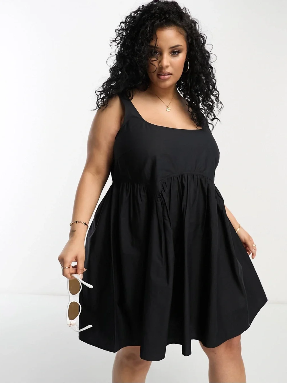 Asos Smock Babydoll Mini Sundress - Picture 3 of 8